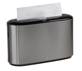 Image of Tork Xpress® Countertop Multifold Hand Towel Dispenser, Stainless Steel