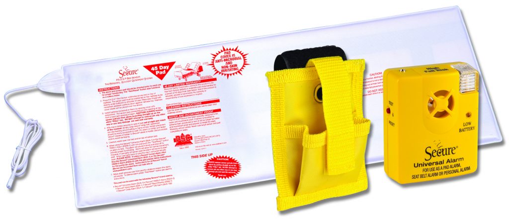 Image of PSC Yellow Universal Fall Management Alarm 45 Day Bed Pads Set