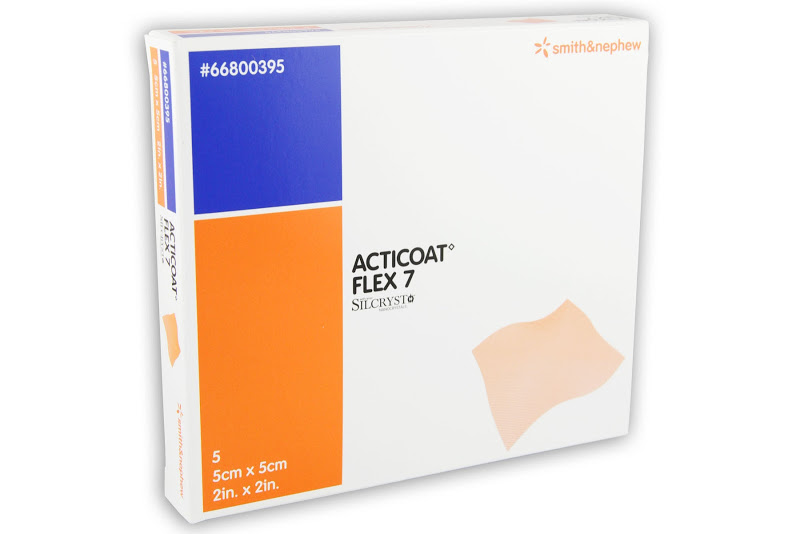 Image of Smith and Nephew ACTICOAT◊ Flex 7 Antimicrobial Barrier Dressing