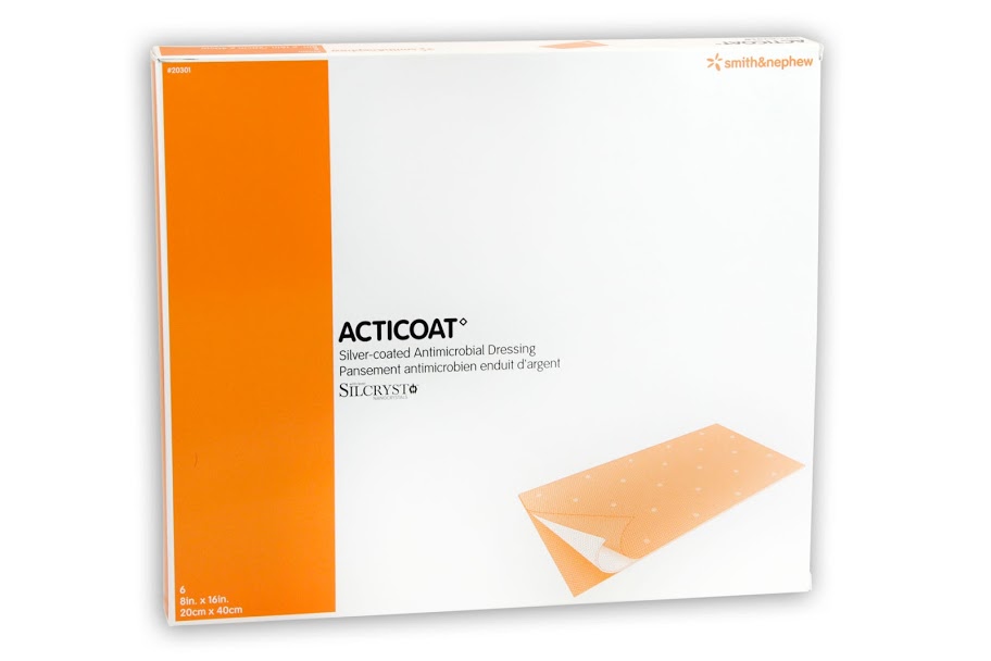Image of Smith and Nephew ACTICOAT◊ Antimicrobial Barrier Dressing