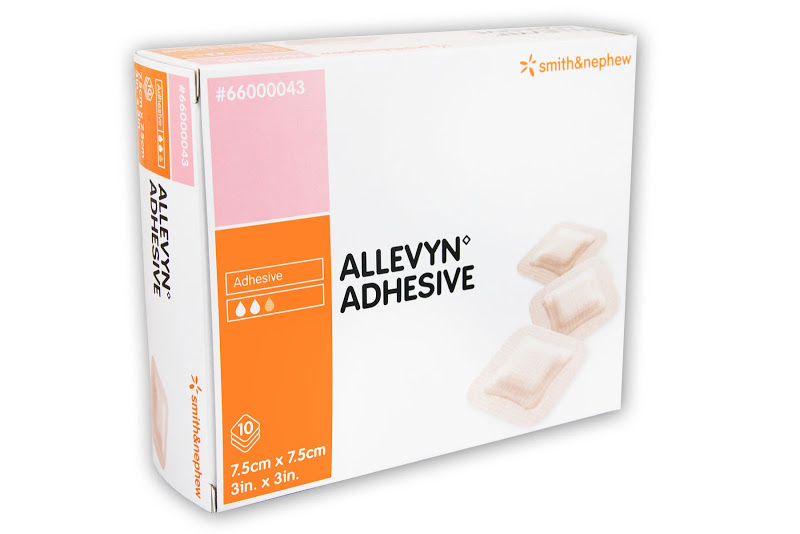 Image of Smith and Nephew ALLEVYN◊ Adhesive Foam Dressing