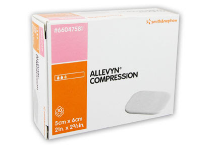 Image of Smith and Nephew ALLEVYN◊ Compression Foam Dressing