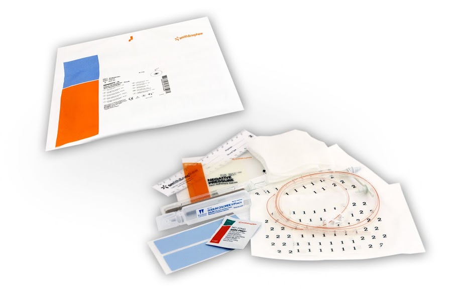 Image of Smith and Nephew RENASYS◊-G NPWT Gauze Dressing Kit with Soft Port