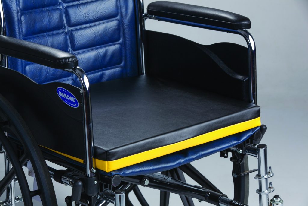 Image of PSC Repositioning Seat Cushion in Black & Yellow