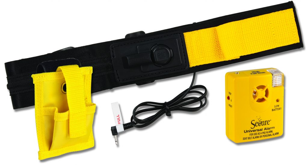 Image of PSC Yellow Universal Fall Management Alarm Seat Belt Set