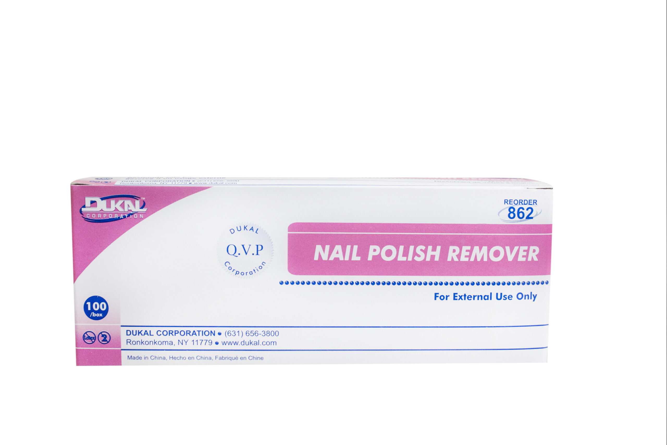DUKAL Nail Polish Remover Pads Bowers Medical Supply