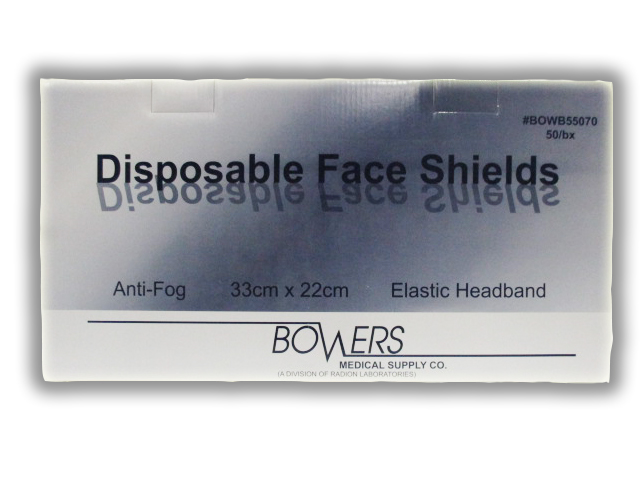 Image of Bowers Disposable Face Shields