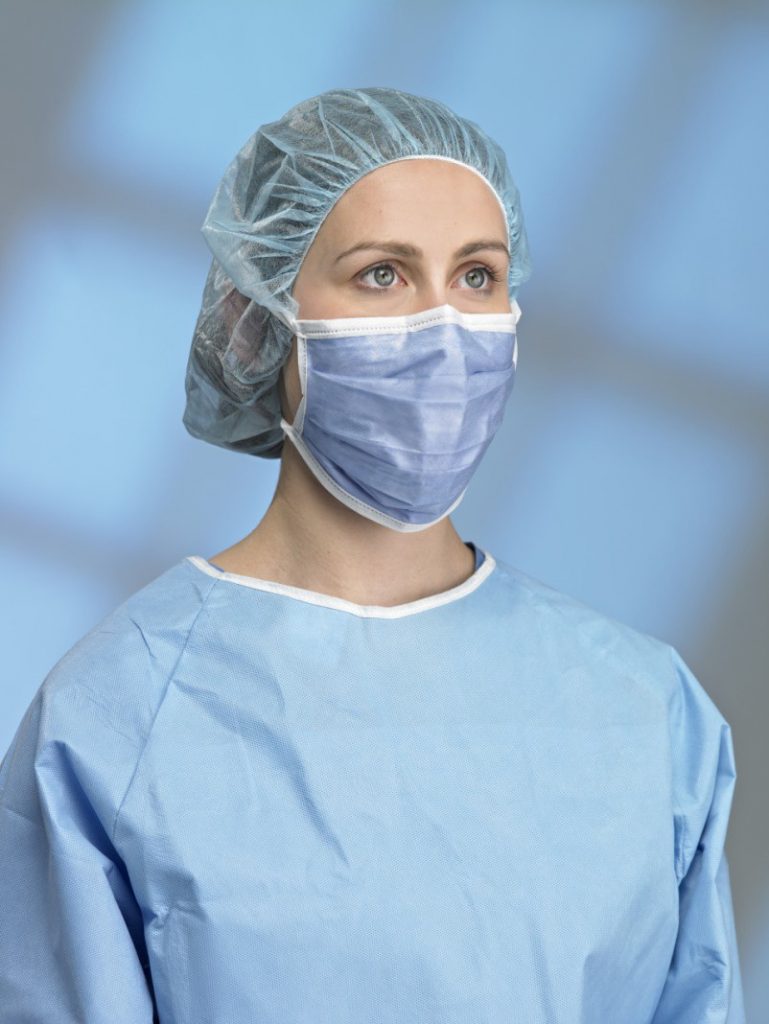 Image of priMED PRIMAGARD® 160 Surgical Horizontal Tie Mask with Anti-Fog Film Strip