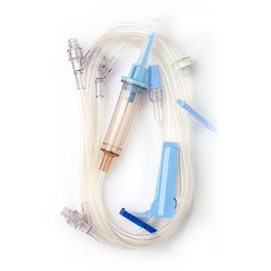Image of Baxter CONTINU-FLO Solution Set with 3 CLEARLINK Luer Activated Valve