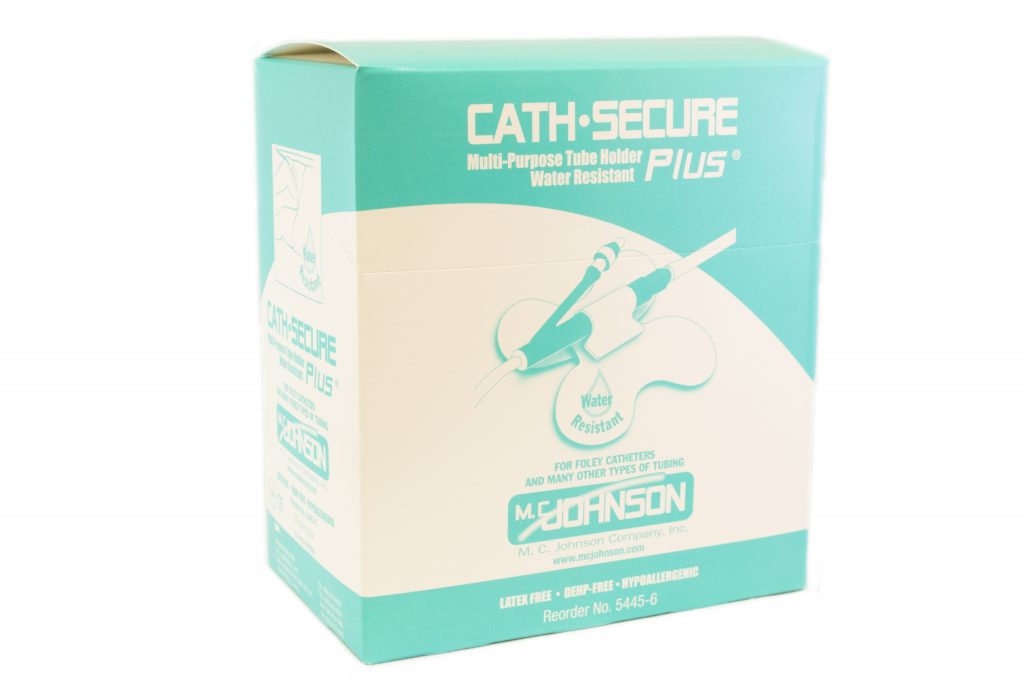 MC Johnson CATH-SECURE Plus™ Water-Resistant/Breathable Tube Holder -  Bowers Medical Supply