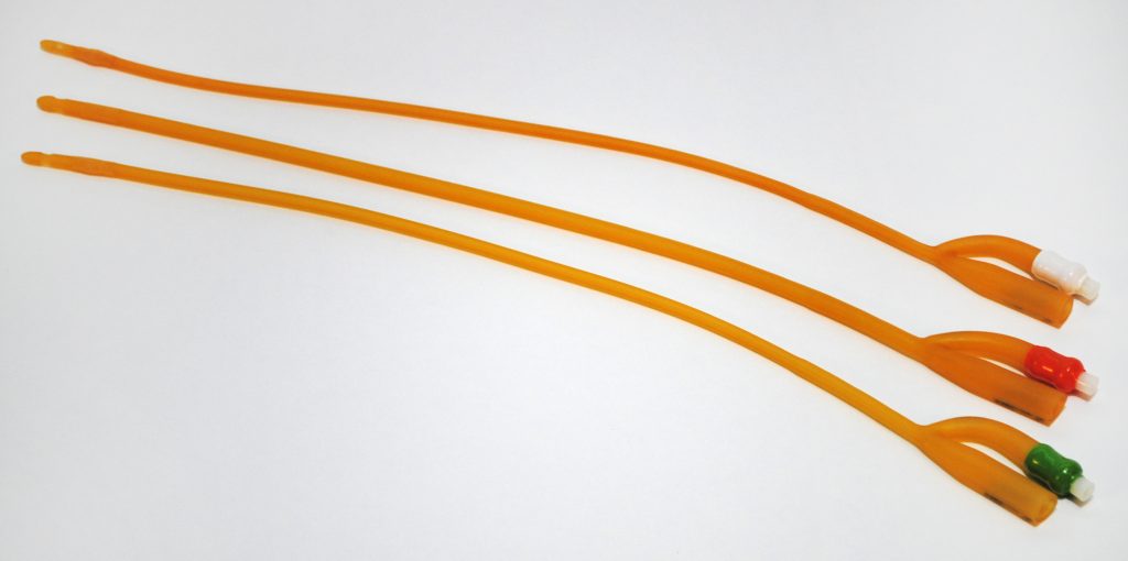 Image of Amsino 2-Way Silicone Coated Latex Foley Catheters, 5 cc