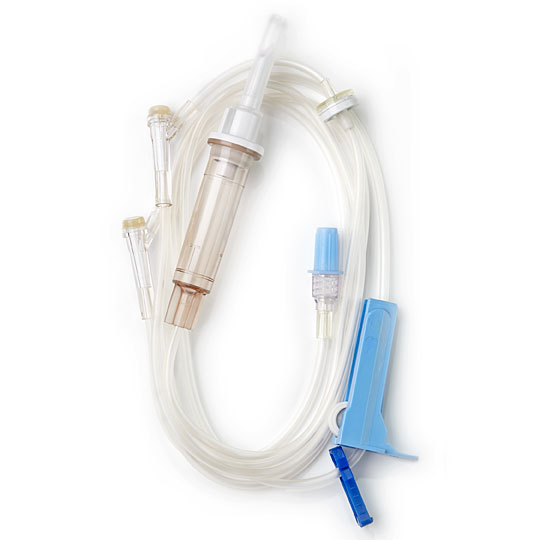 Image of Baxter CONTINU-FLO Solution Set with 2 INTERLINK Injection Sites