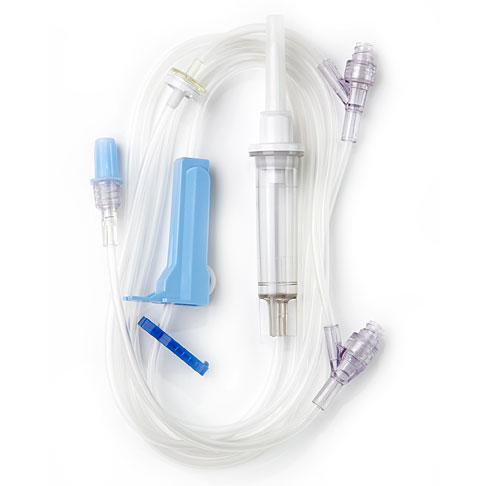 Image of Baxter CONTINU-FLO Solution Set with 2 CLEARLINK Luer Activated Valves
