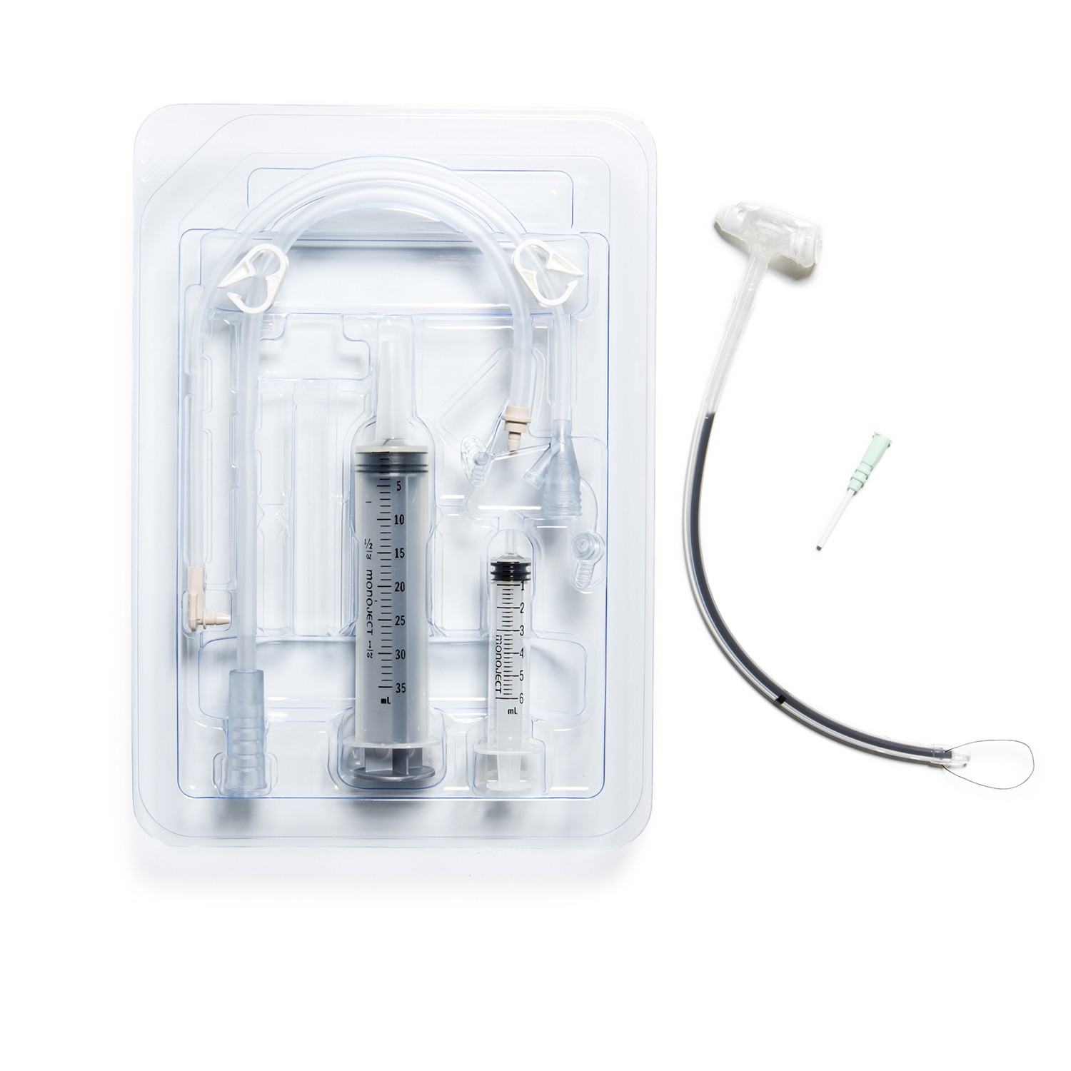 Halyard MIC-KEY* Low-Profile GJ Feeding Tube, 16 FR Tubing & 1.2 cm Stoma