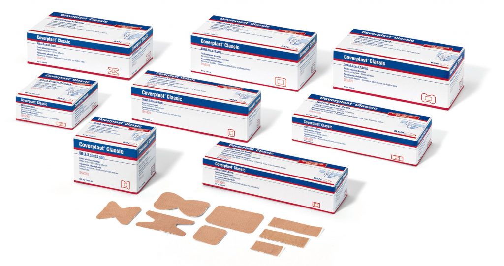 Image of BSN Medical Coverplast® Classic Adhesive Dressing, Non-Sterile