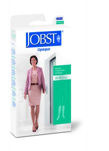 Image of BSN Medical JOBST® Opaque Medical Compression Stockings, 20-30 mmHg, Thigh High & Closed Toe