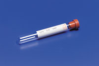 Image of Covidien Monoject™ Red Stopper Blood Collection Tube (Silicone Coated Tube)