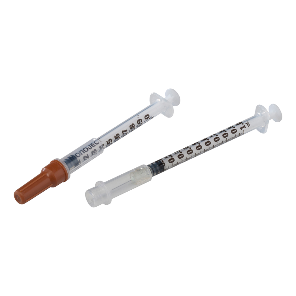 Image of Covidien Monoject™ Tuberculin Safety Syringes