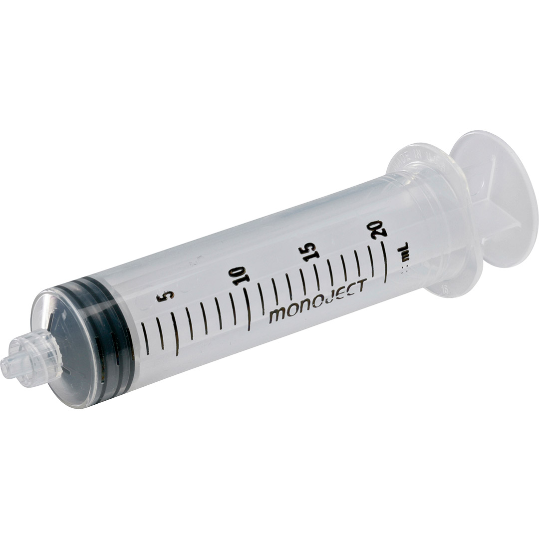 Covidien Monoject™ Rigid Pack 20 mL Syringes - Bowers Medical Supply