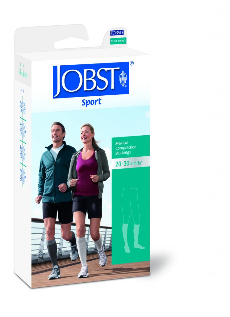 Image of BSN Medical JOBST® Sport Medical Compression Stockings, Knee High & Closed Toe
