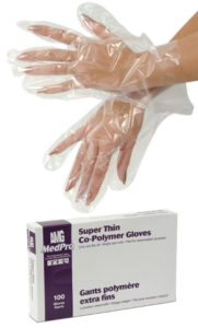 Image of AMG Medical Superthin Co-Polymer Gloves