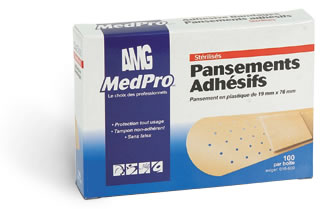 Image of AMG Medical MedPro® Sterilized Adhesive Plastic Bandages