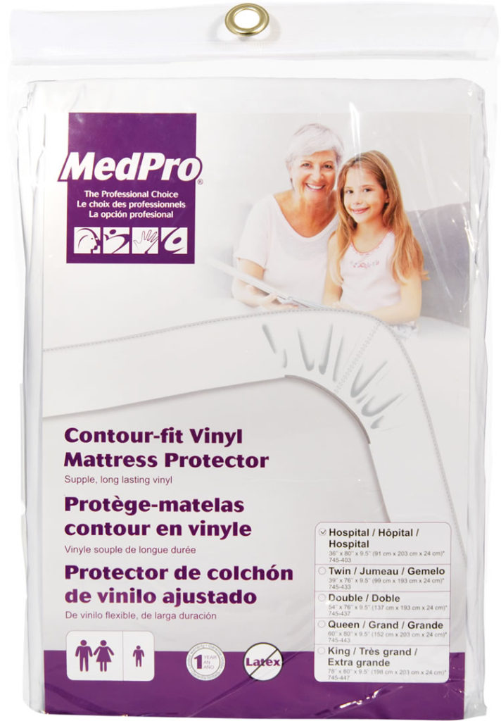 Image of AMG Medical MedPro® Contour-Fit Vinyl Mattress Protector