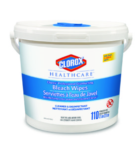 Image of Clorox® Healthcare™ Professional Disinfecting Bleach Wipes, Bucket