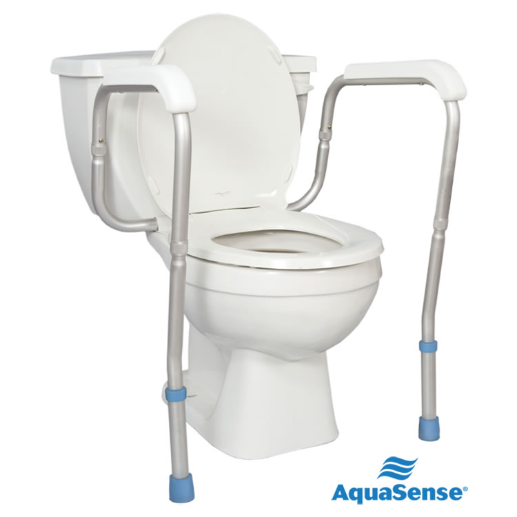 Image of AMG Medical AquaSense® Adjustable Toilet Safety Rails