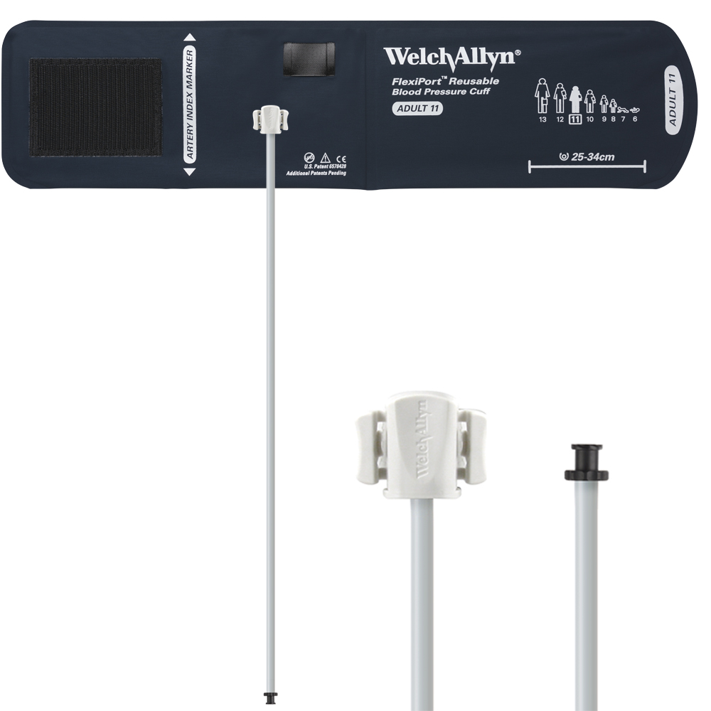 thumbnail image 2 of Welch Allyn FlexiPort Reusable Blood Pressure Cuffs - Adult Size One-Tube Design 2 of 2