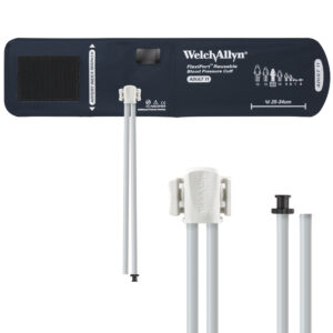 Image of Welch Allyn FlexiPort® Reusable Blood Pressure Cuffs with Two-Tube Tri-Purpose Connector & Empty Tube