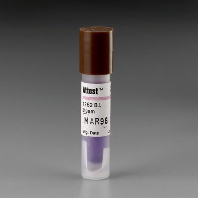 Image of 3M Health Care Attest™ Biological Indicator for 250°F/121°C Gravity and 270°F/132°C Vacuum Assisted Steam Sterilizers