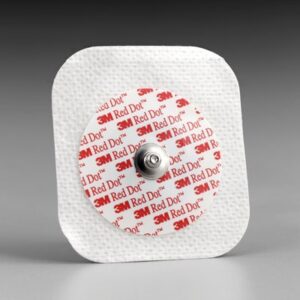 Image of 3M Health Care Red Dot™ Diaphoretic Soft Cloth Monitoring Electrode