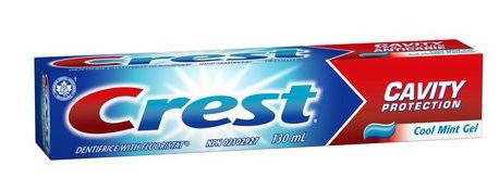 Crest® Cavity Protection Cool Mint Gel Toothpaste - Bowers Medical Supply