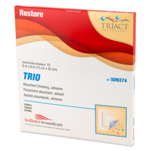 Image of RestoreTRIO Absorbent Adhesive Dressing with TRIACT Technology