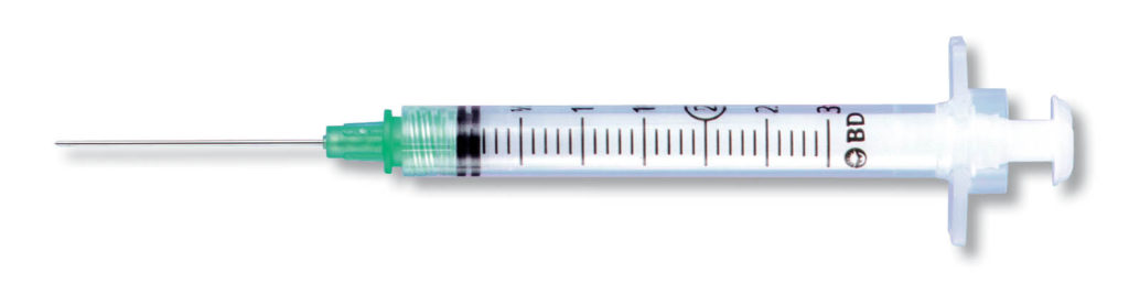 Image of BD Integra™ Retracting PrecisionGlide™ 3 mL Syringe with Detachable Needle