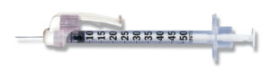 Image of BD SafetyGlide™ Syringe for Insulin, Allergy Trays