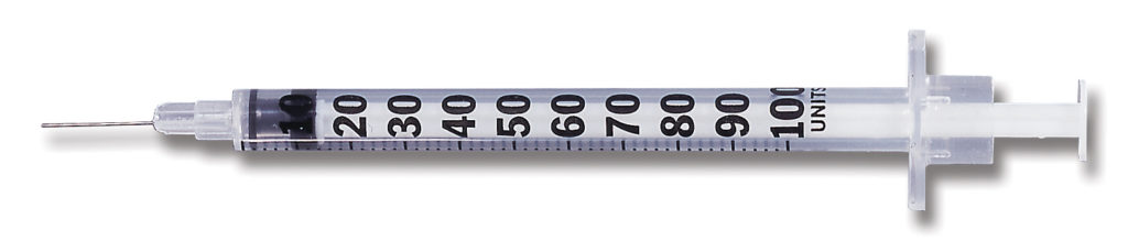 Image of BD Insulin Syringe With Permanently Attached Needle