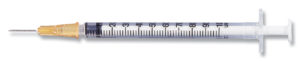 Image of BD 1-mL Conventional Insulin Syringe With Detachable Needle